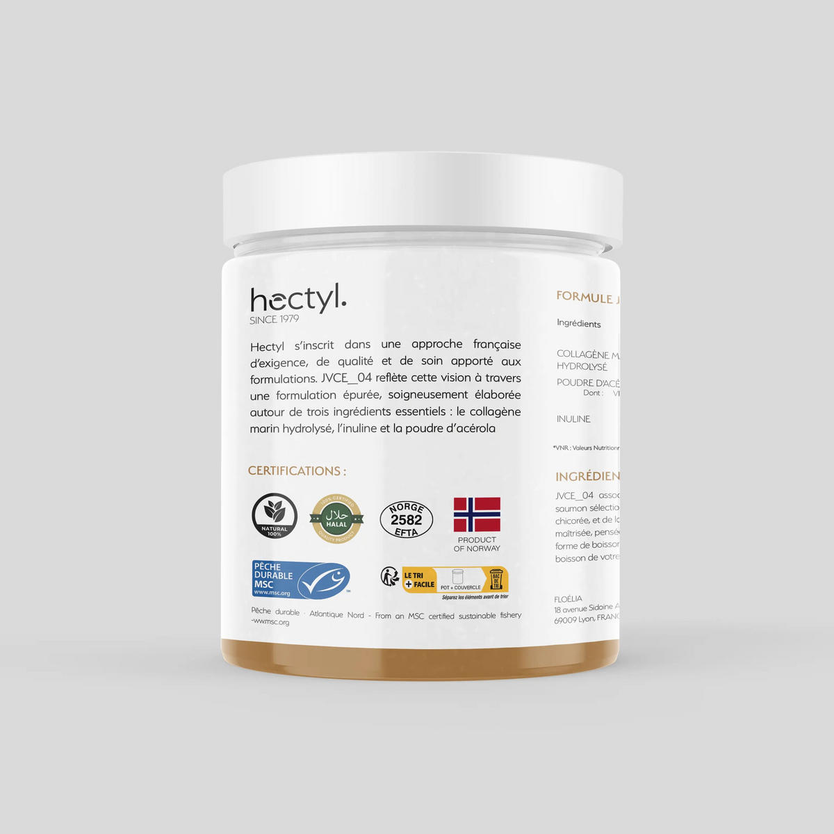 Collagène Marin & Vitamine C – Peau, Vitalité & Défenses Naturelles Hectyl