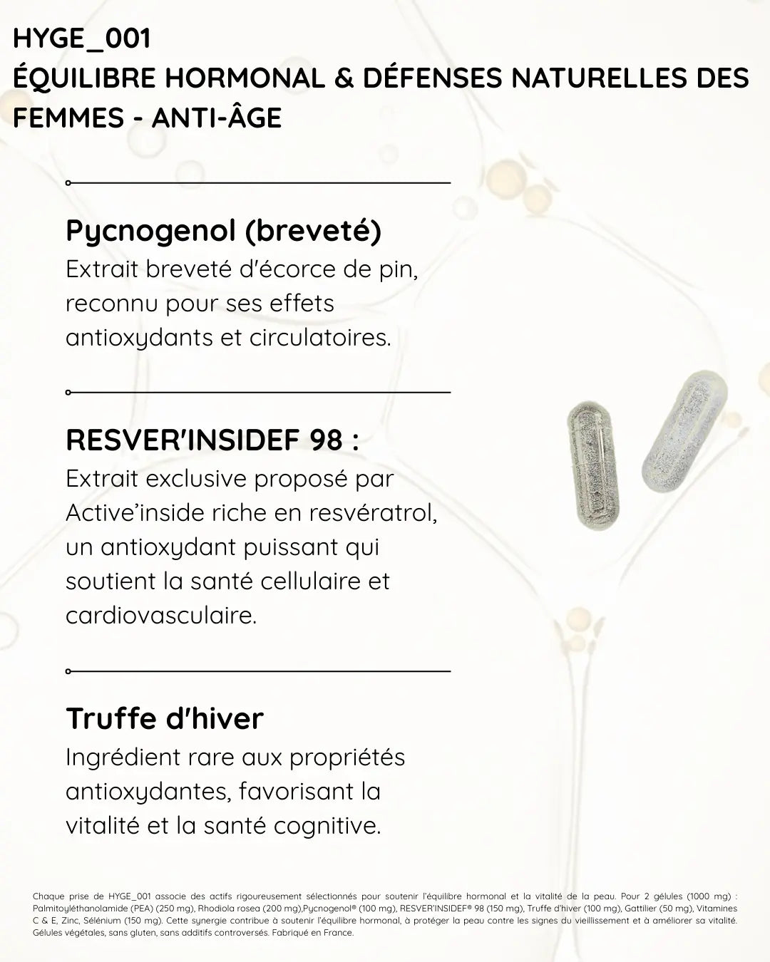 Équilibre Hormonal & Défenses Naturelles des Femmes - Anti-âge Hectyl