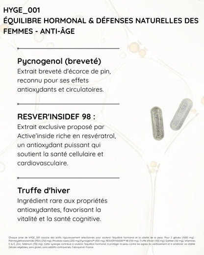 Équilibre Hormonal & Défenses Naturelles des Femmes - Anti-âge Hectyl